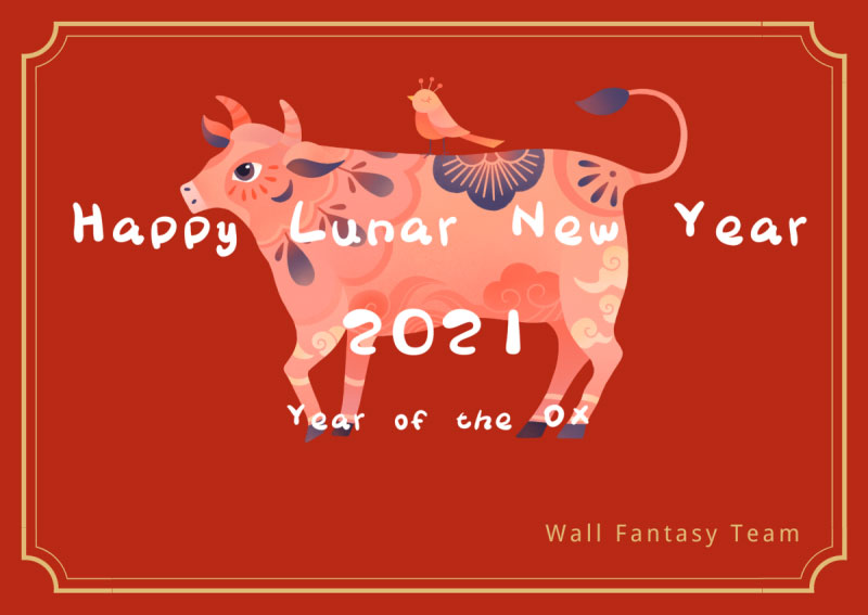 Happy Lunar New Year 2021 Year of the Ox